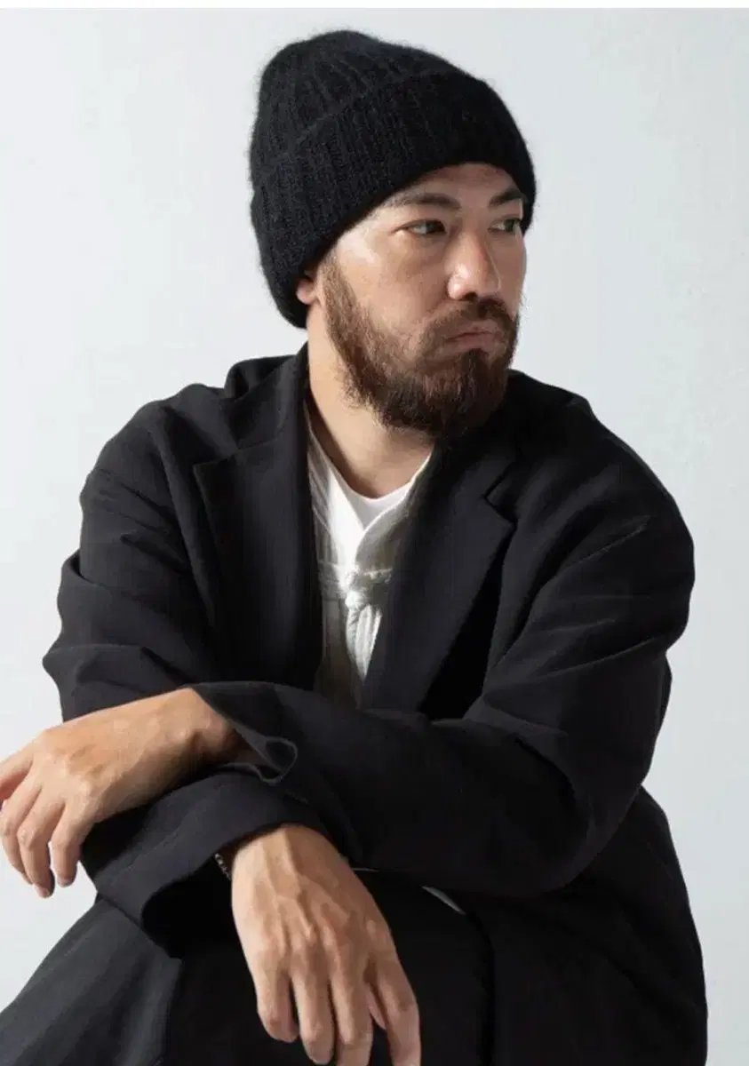 라칼 모헤어 비니 Mohair Knit Cap